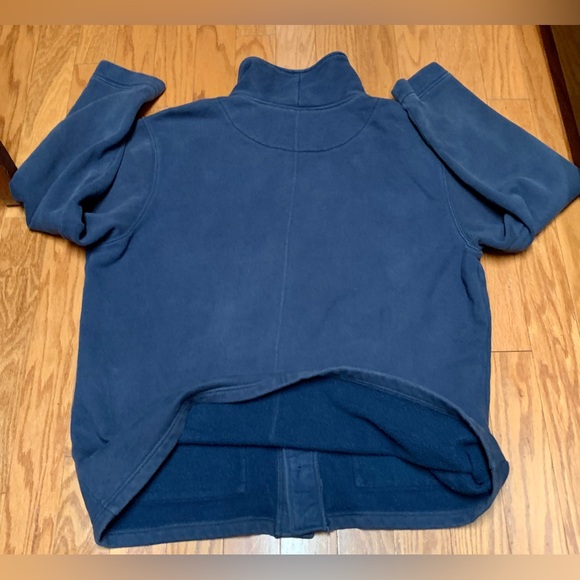 Men’s XXL Navy Blue 80/20 Cotton Poly RVCA Cardigan Sweatshirt Sweater - Picture 12 of 16